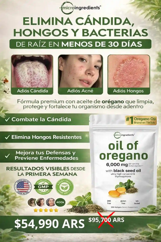 ACEITE DE OREGANO X60 CAPSULAS BLANDAS