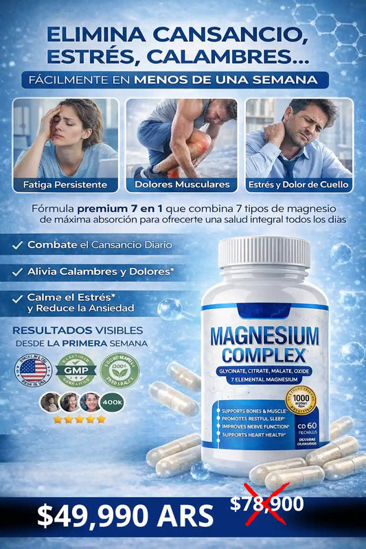 MAGNESIO COMPLEX 8 EN 1 X60 CAPSULAS