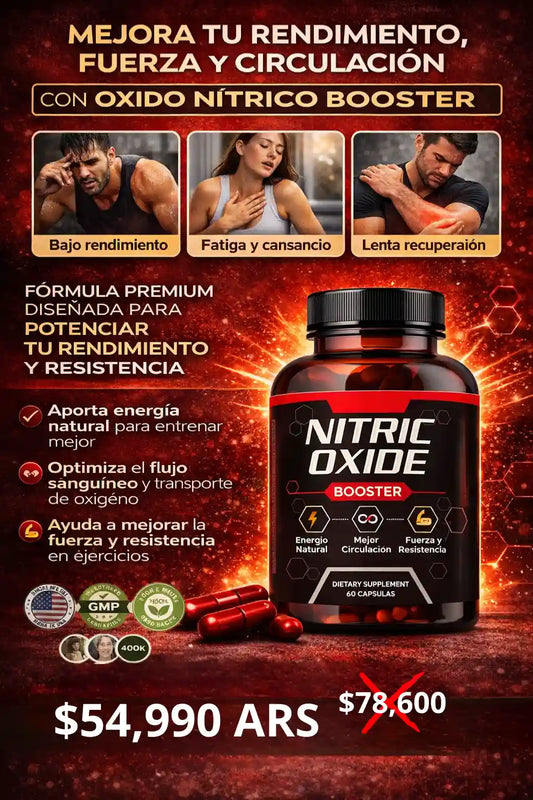 OXIDO NITRICO BOOSTER X60 CAPSULAS