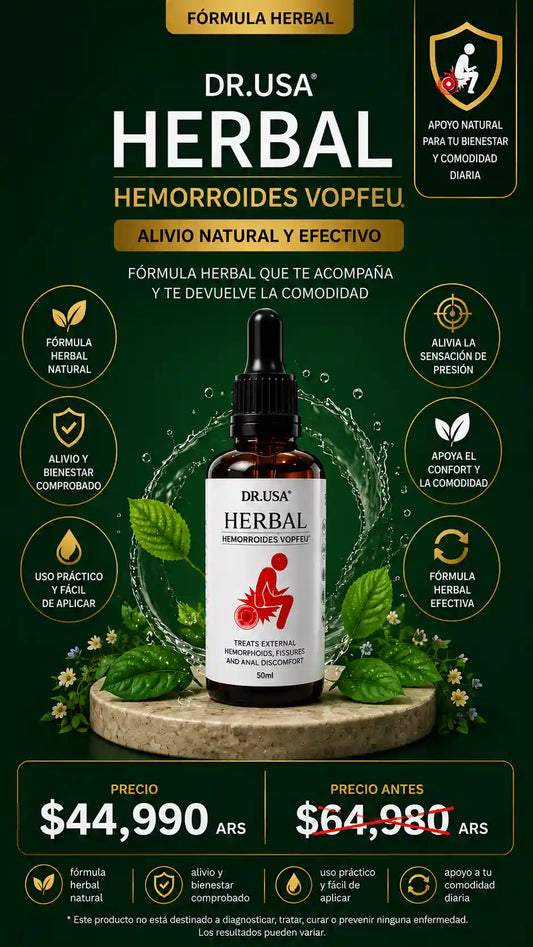 DR. USA HERBAL HEMORROIDES IMPORTADO EEUU