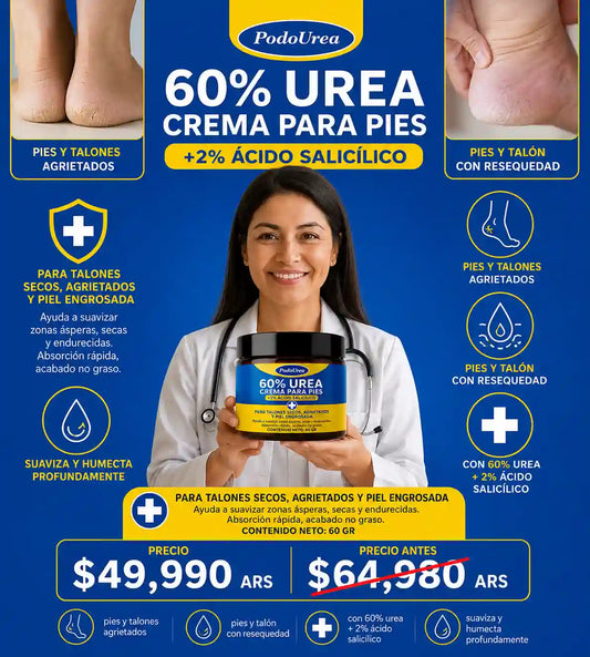 CREMA PIES UREA 60% EEUU