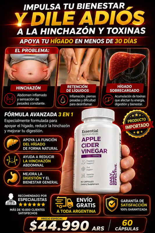 VINAGRE DE MANZANA X60 CAPSULAS