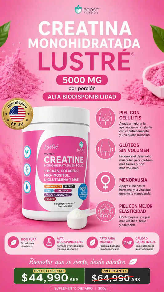 CREATINA MONOHIDRATADA LUSTRE