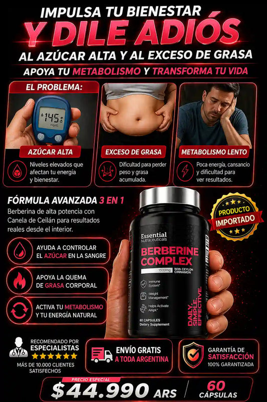 BERBERINA COMPLEX X60 CAPSULAS